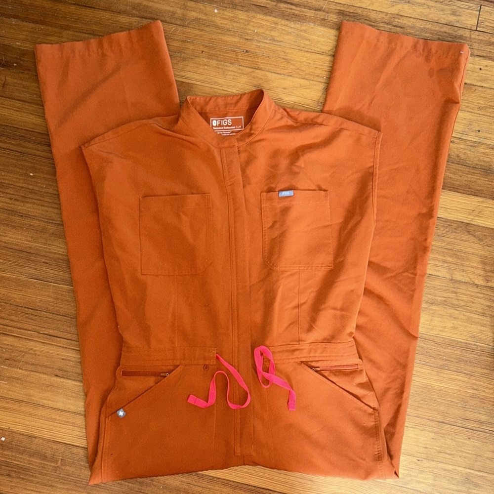 FIGS Rafaela Cargo Wide Leg ScrubJumpsuit™